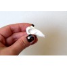 Miniature bird skull, raven crow blackbird gothic decor