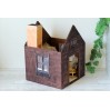 Pre-order wooden witch house with furnishing. Old home