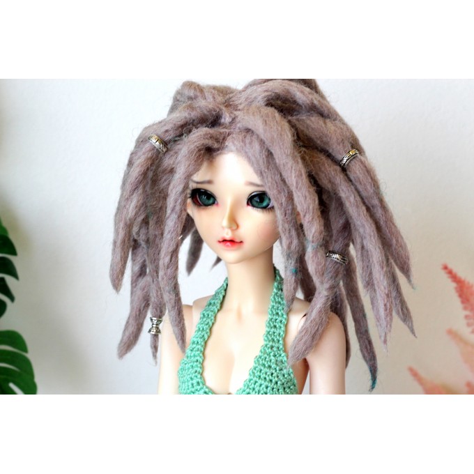Minifee doll dreads locs wig, dreadlocks mnf 1:4 scale BJD