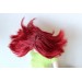Popovy sisters doll wig, dark red short hair for 1:4 scale BJD