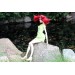 Popovy sisters doll wig, dark red short hair for 1:4 scale BJD