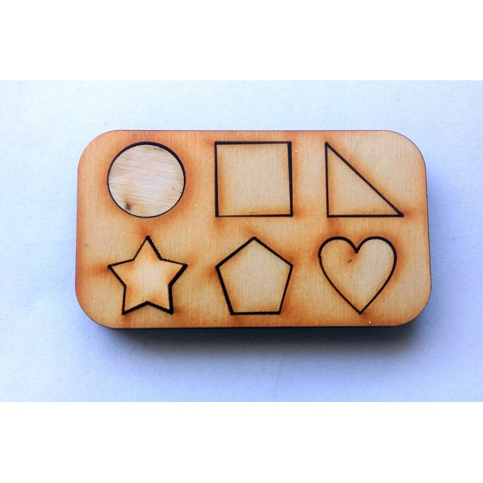 Miniature dollhouse wooden puzzle game digital download
