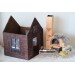 Pre-order wooden witch house with furnishing. Old home