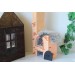 Pre-order wooden witch house with furnishing. Old home