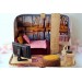Dollhouse suitcase in 1:12 scale. Knitting lovers 