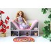 Bookcase chair 2 in 1 miniature dollhouse furniture