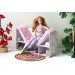 Bookcase chair 2 in 1 miniature dollhouse furniture