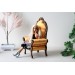 Pre-order Miniature chair luxury 1:6 scale dollhouse furniture