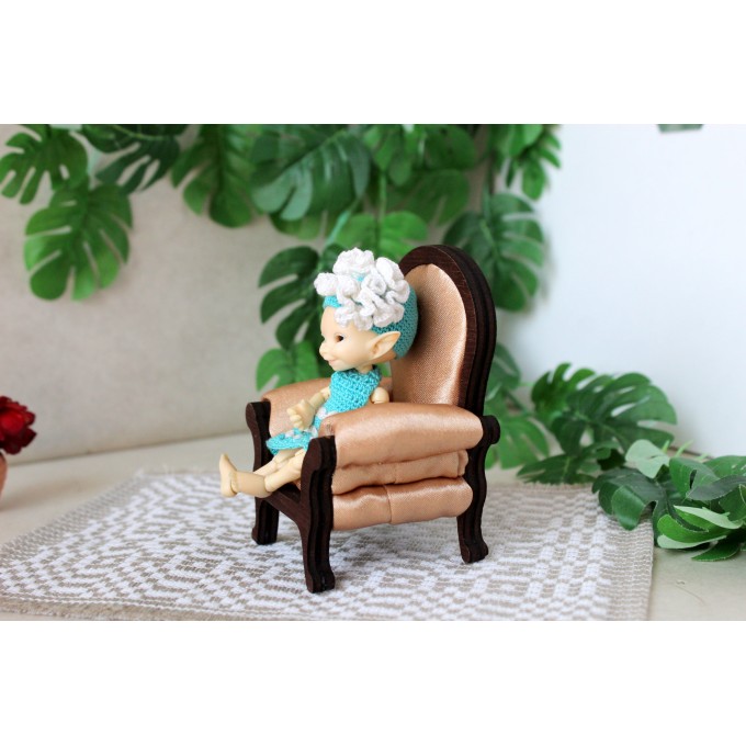Miniature chair 1:12 scale digital download file