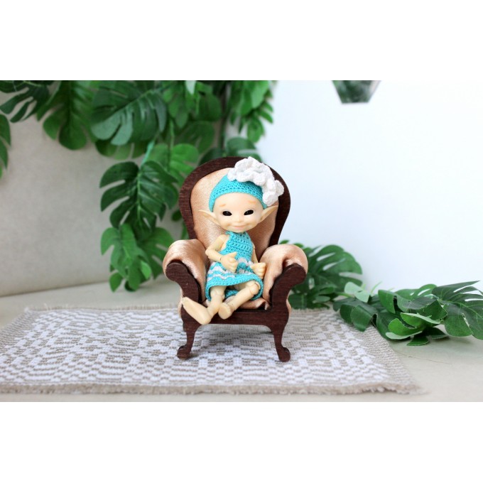 Miniature chair 1:12 scale digital download file