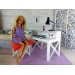 Miniature desk with chair digital download, 1:6 scale
