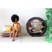 Miniature circular bookcase digital file, modern