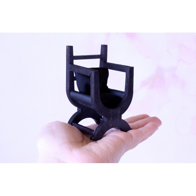 Two miniature Tudor chair 1:12 scale digital file