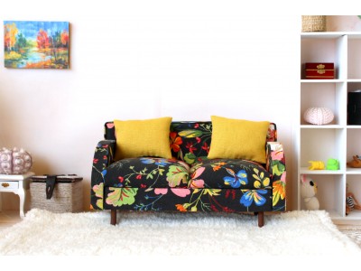 Floral sofa 