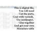 Miniature modern curled table download laser cut digital file