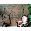 Gold miniature wallpaper digital download file, tree 