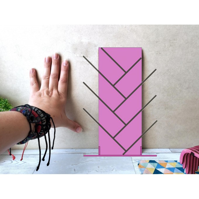 Miniature modern bookcase tree digital download