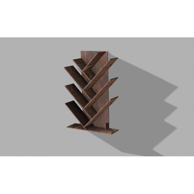 Miniature modern bookcase tree digital download