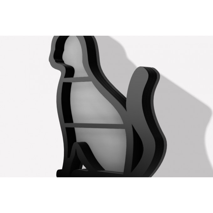 Tiny dollhouse cat shelf digital file, download miniature