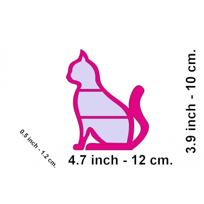 Tiny dollhouse cat shelf digital file, download miniature