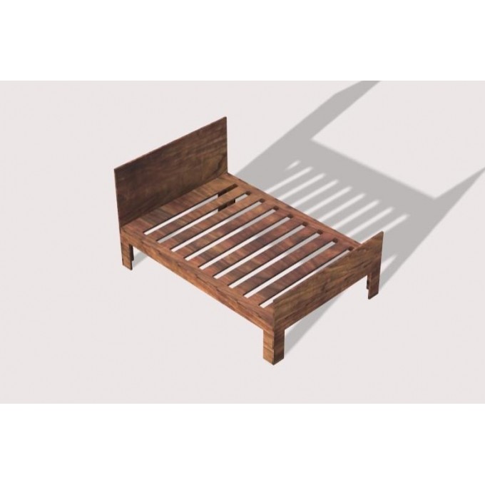 Upgrade set: headboard footboard basic for bed digital