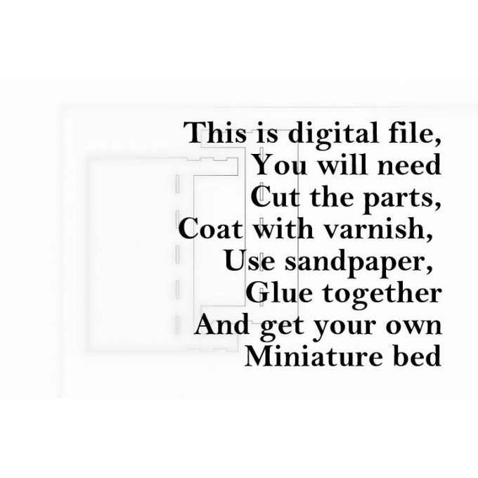 Upgrade set: headboard footboard basic for bed digital