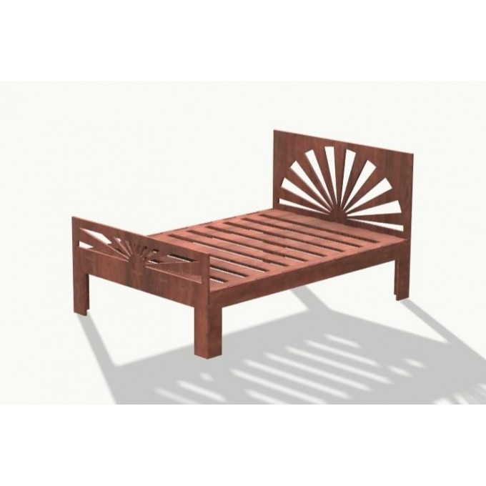 Upgrade set: sunrise headboard footboard for bed digital 