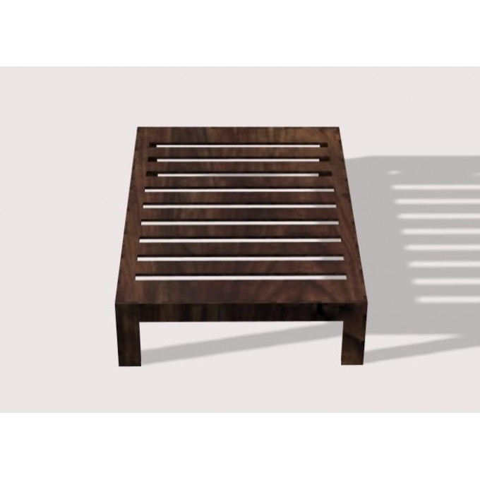 Miniature basic frame bed base digital file, dollhouse kit