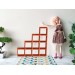Miniature drawer stairs shape digital file. Doll