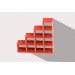 Miniature drawer stairs shape digital file. Doll