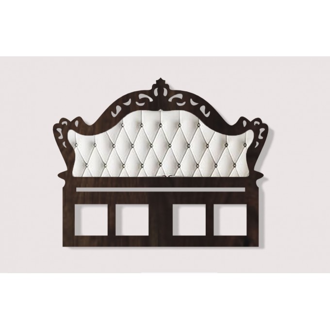 Miniature dollhouse headboard for bed digital download