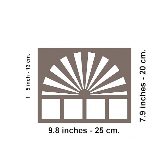 Miniature bed headboard sunrise digital download laser 