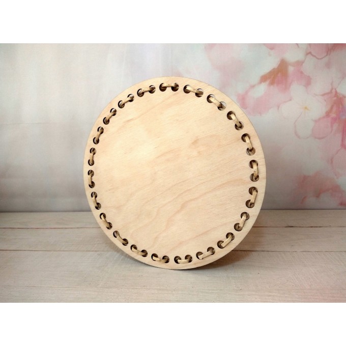Round basket base 65 cm. 25 inch digital file, laser cut 