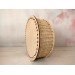 Round basket base 65 cm. 25 inch digital file, laser cut 