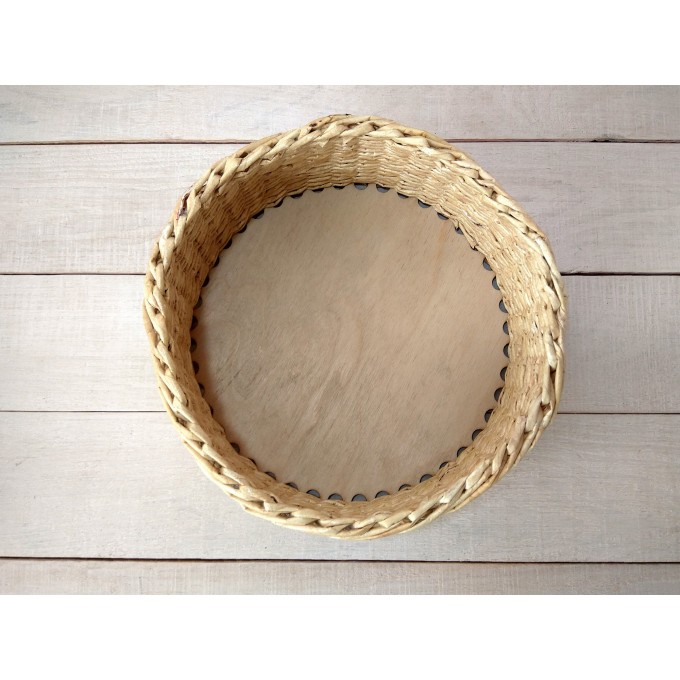 Round basket base 65 cm. 25 inch digital file, laser cut 