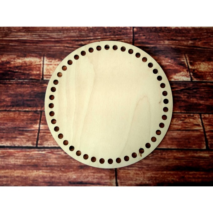 Round basket base 65 cm. 25 inch digital file, laser cut 