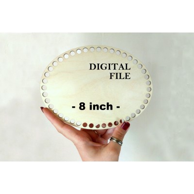 Basket base oval digital