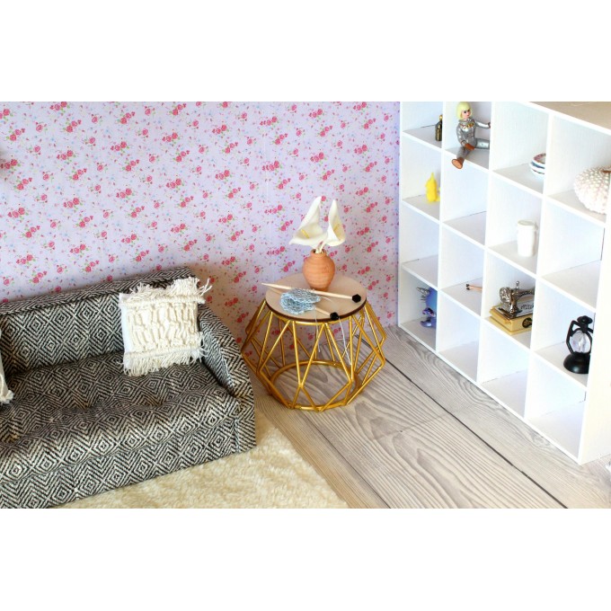 Miniature needles with knitting yarn tutorial PDF 