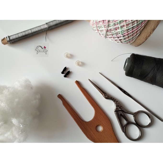 Tiny pig crochet tutorial PDF download amigurumi 