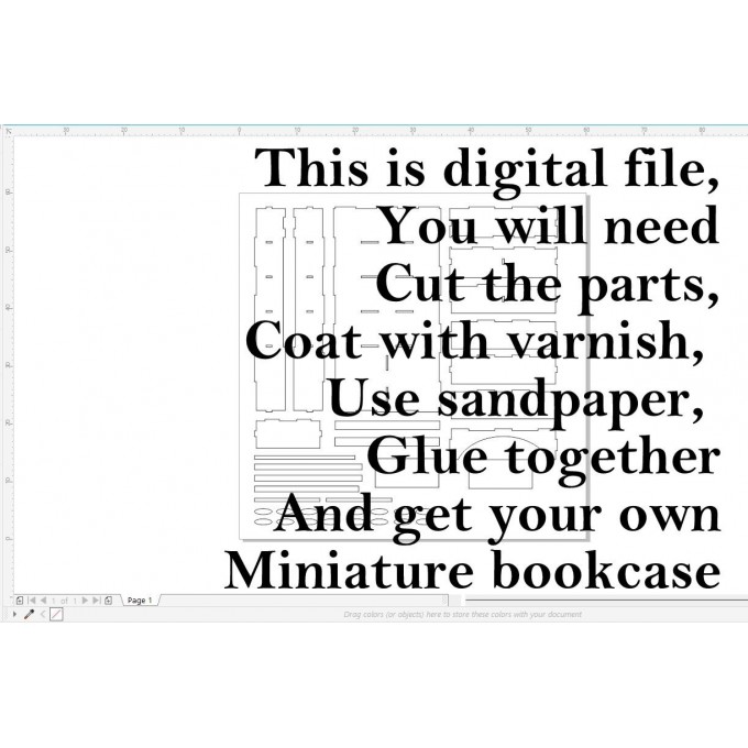 Miniature display cabinet digital file furniture for laser 