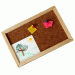 Miniature bulletin board for the dollhouse note