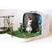 Fairy forest in the suitcase travel dollhouse 