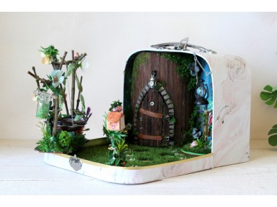 Fairy forest suitcase