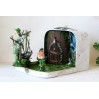 Fairy forest in the suitcase travel dollhouse 