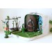 Fairy forest in the suitcase travel dollhouse 