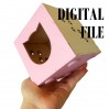 Miniature pet home vector file. Instant download laser 
