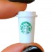Miniature Starbacks cup fake drink for 1:6 scale doll