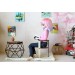 Miniature chair wooden dollhouse furniture prop