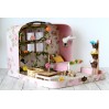 Travel dollhouse in a suitcase 1:12 scale nursery 